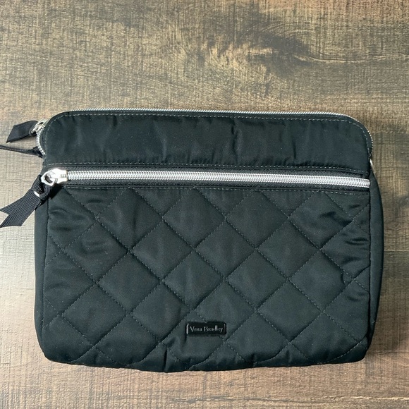 Vera Bradley Triple Compartment Crossbody Bag Black - Picture 1 of 5